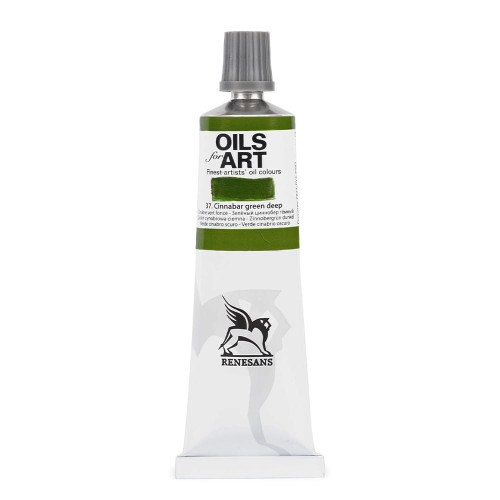 Farba Olejna Olej for Art 60 ml nr 37 Renesans Zieleń Cynobrowa Ciemna