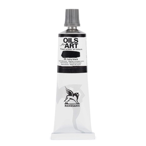 Farba Olejna Olej for Art 60 ml nr 49 Renesans Czerń Słoniowa