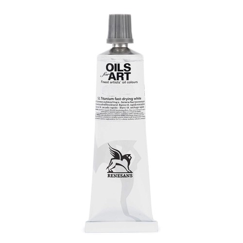Farba Olejna Olej for Art 60 ml nr 52 Renesans Biel Tytanowa Szybkoschnąca