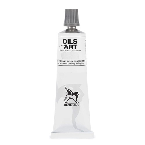 Farba Olejna Olej for Art 60 ml nr 53 Renesans Biel Tytanowa Podwójnie Kryjąca