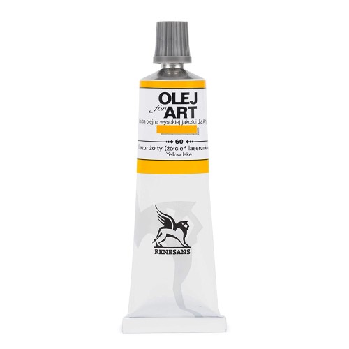 Farba Olejna Olej for Art 60 ml nr 60 Renesans Lazur Żółty