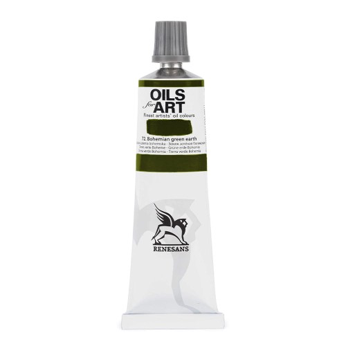 Farba Olejna Olej for Art 60 ml nr 72 Renesans Zielona Ziemia Bohemska