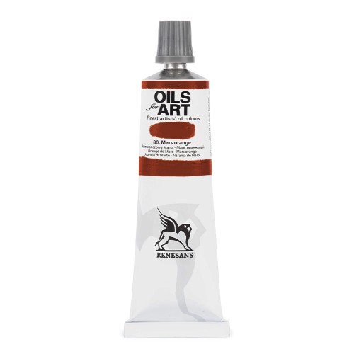 Farba Olejna Olej for Art 60 ml nr 80 Renesans Pomarańczowa Marsa