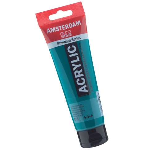 Farba Akrylowa Amsterdam Talens 120 ml 675 Phtalo Green
