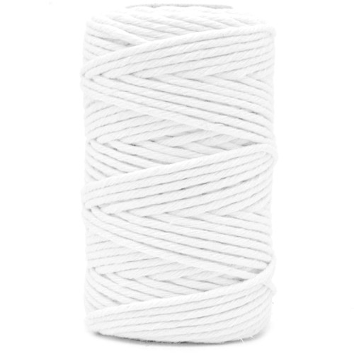 Sznurek bawełniany 2mm 100g 60m Optyczna Biel
