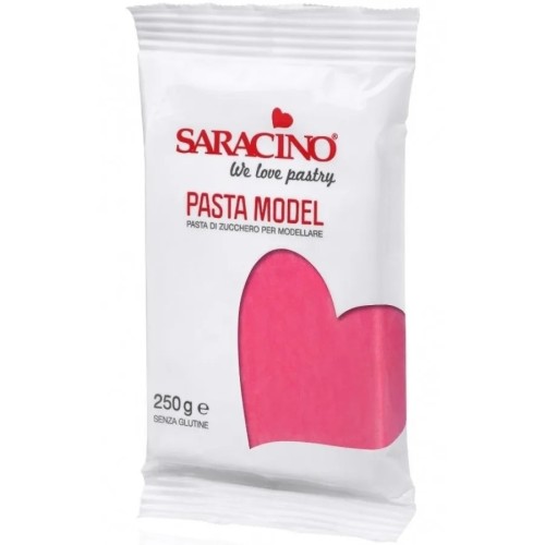 Masa cukrowa Saracino fuksja 250g