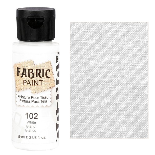 Farba do Ubrań Tkanin Jasnych i Ciemnych Phoenix Aureuo 59ml Biała White 102