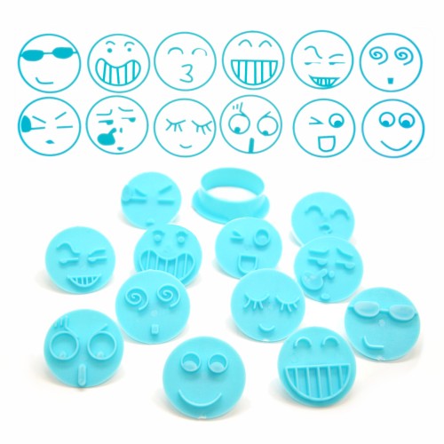 Foremki wykrawacze do ciastek buźki smile 12 szt