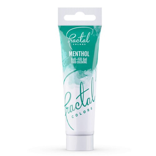 Barwnik spożywczy w żelu 30g Miętowy Fractal Colors MENTHOL