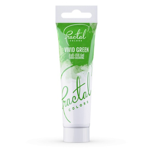 Barwnik spożywczy w żelu 30g Żywa zieleń Fractal Colors VIVID GREEN