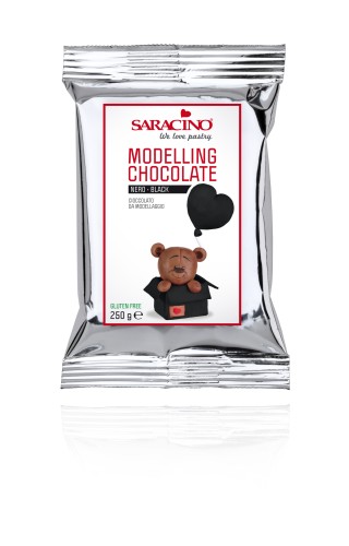 Czekolada plastyczna czarna 250 g Saracino
