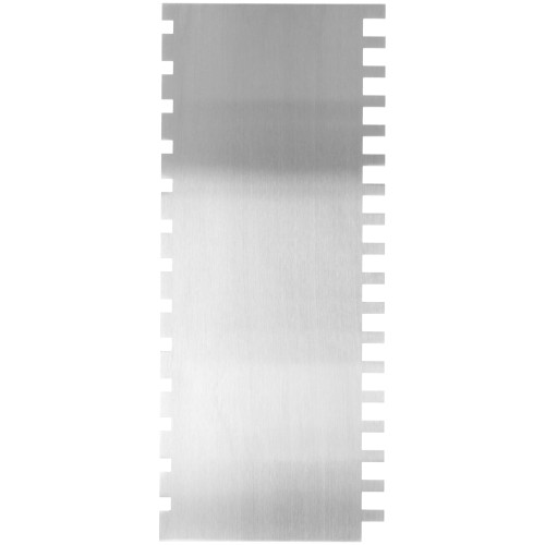 Szpatułka łopatka metalowa do kremu 24x10 cm grzebień do dekoracji tortu