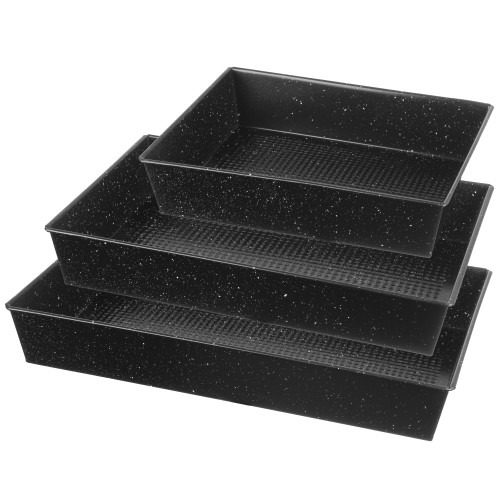 FORMA BLACHA DO PIECZENIA CIASTA BLASZKA BLACHY ZESTAW 3 SZTUK NON STICK