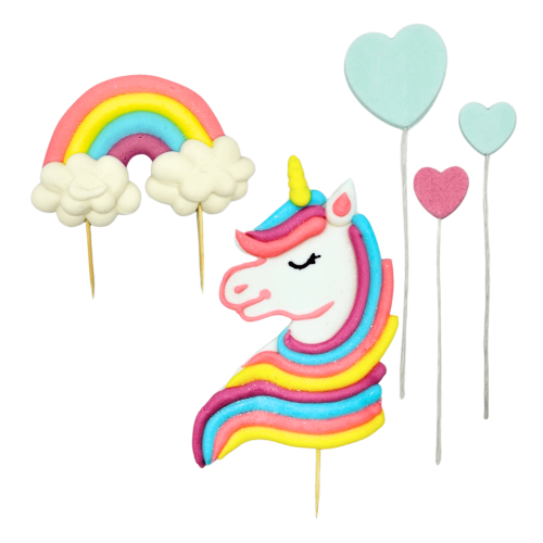 Figurka cukrowa Jednorożec dekoracja na TORT