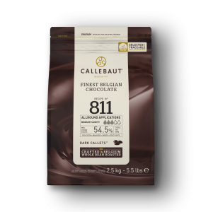 Czekolada deserowa 54,5% Callebaut 811 2,5 kg do fontann CIEMNA